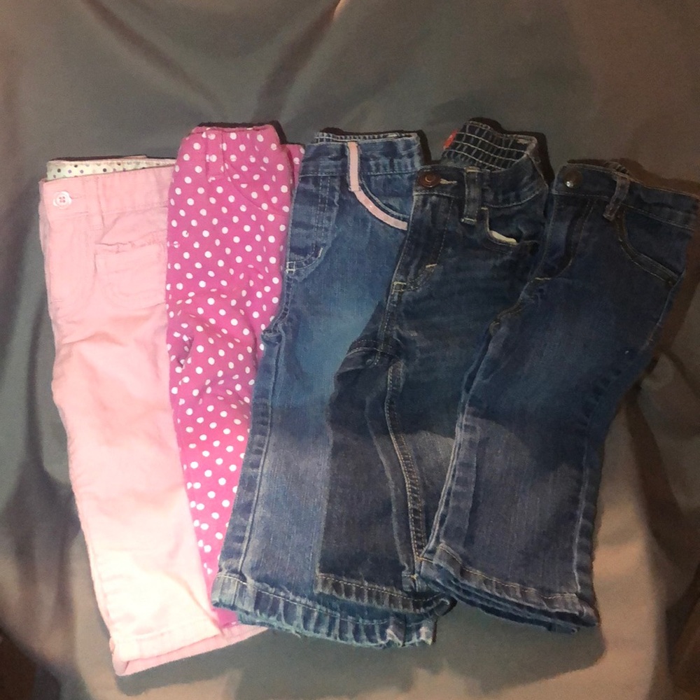 18 month girl jean lot